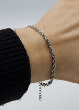 Rope Bracelet Silver