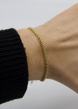 Gold Popcorn Bracelet