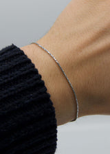 Silver Wire Chain Bracelet