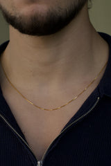 gold boxed chain thin