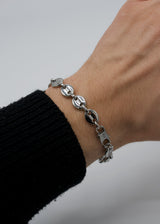 Silver Bean Bracelet