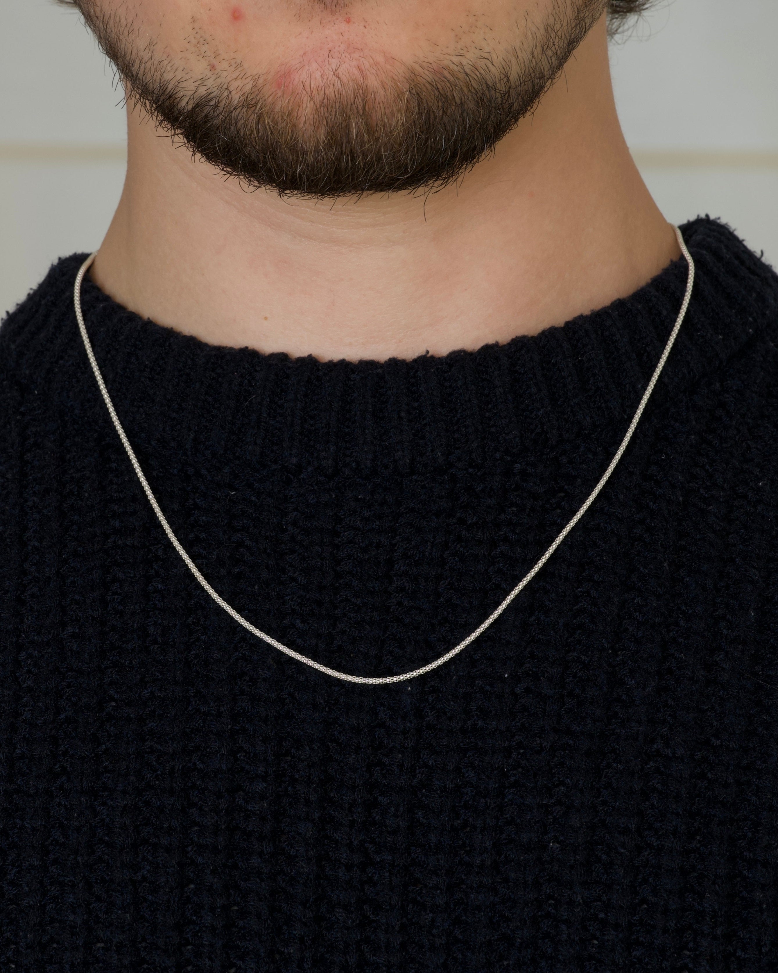 925 Popcorn Chain Silver