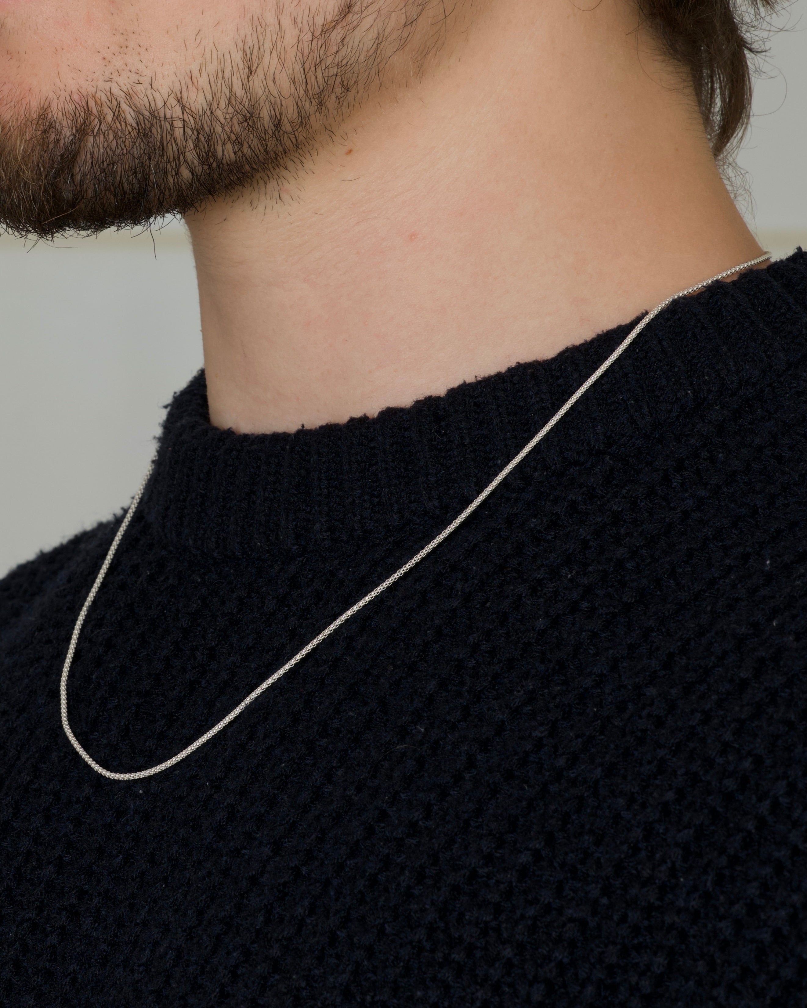 925 Popcorn Chain Silver