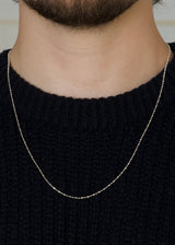 Chaîne à perles alternées 925