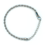 Rope Bracelet Silver