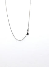 Collier chaîne en fil d'argent