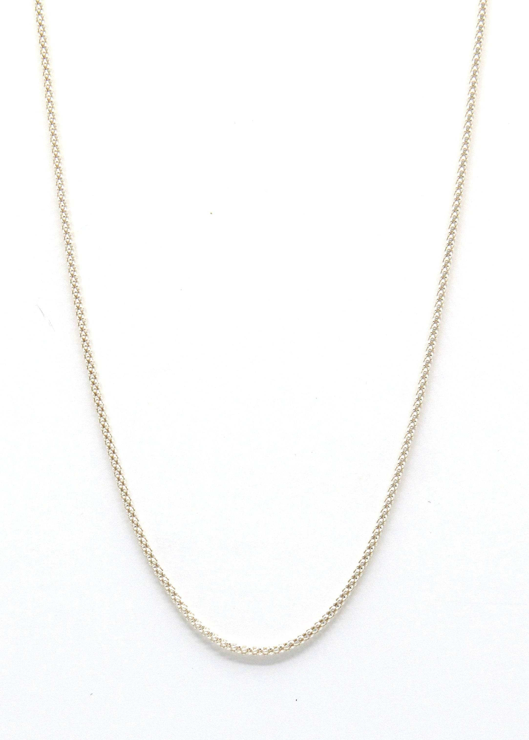 925 Popcorn Chain Silver