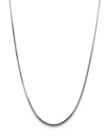 Chaîne en acier inoxydable argentée