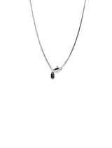 Chaîne en acier inoxydable argentée