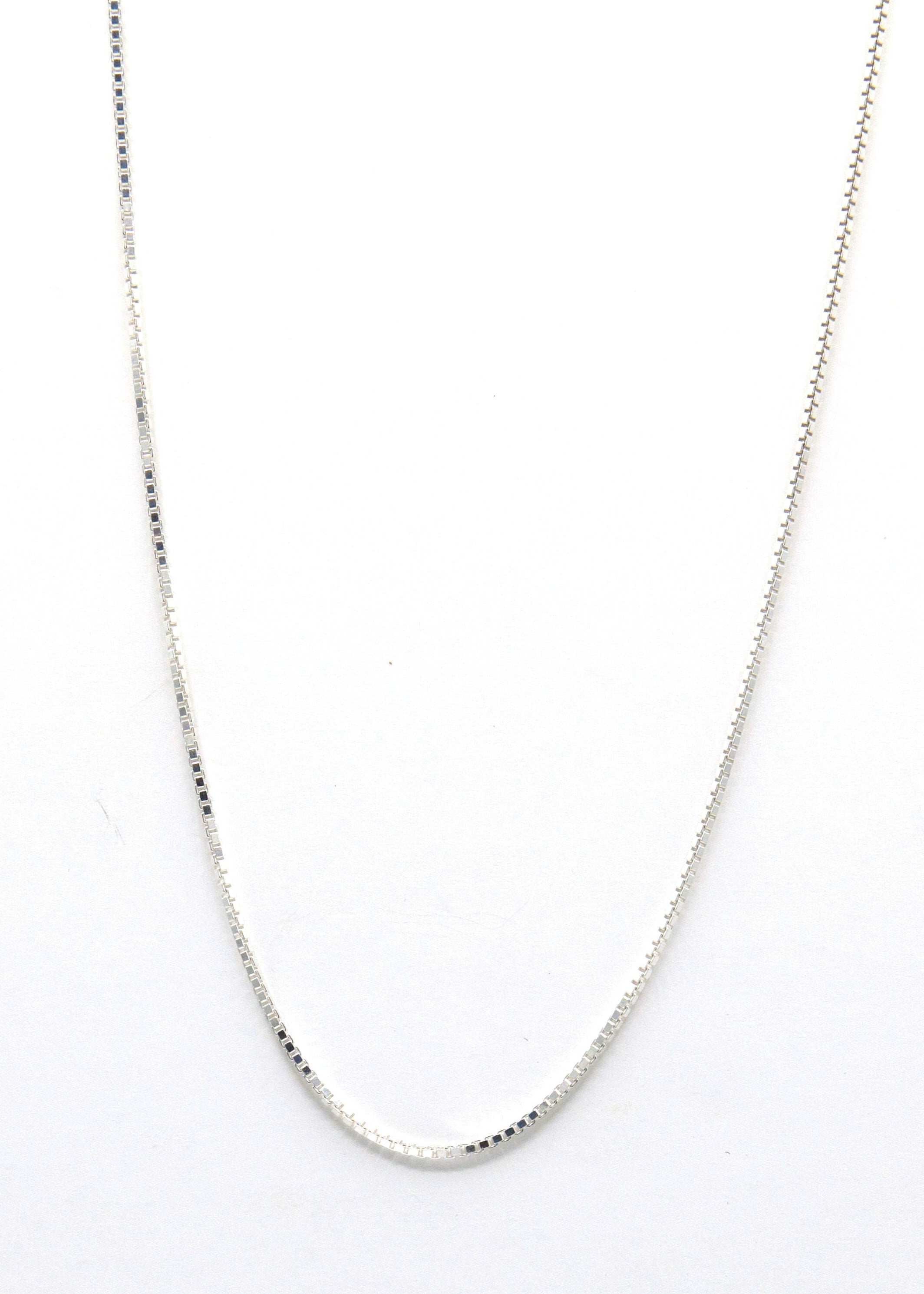 White Silver Box Chain