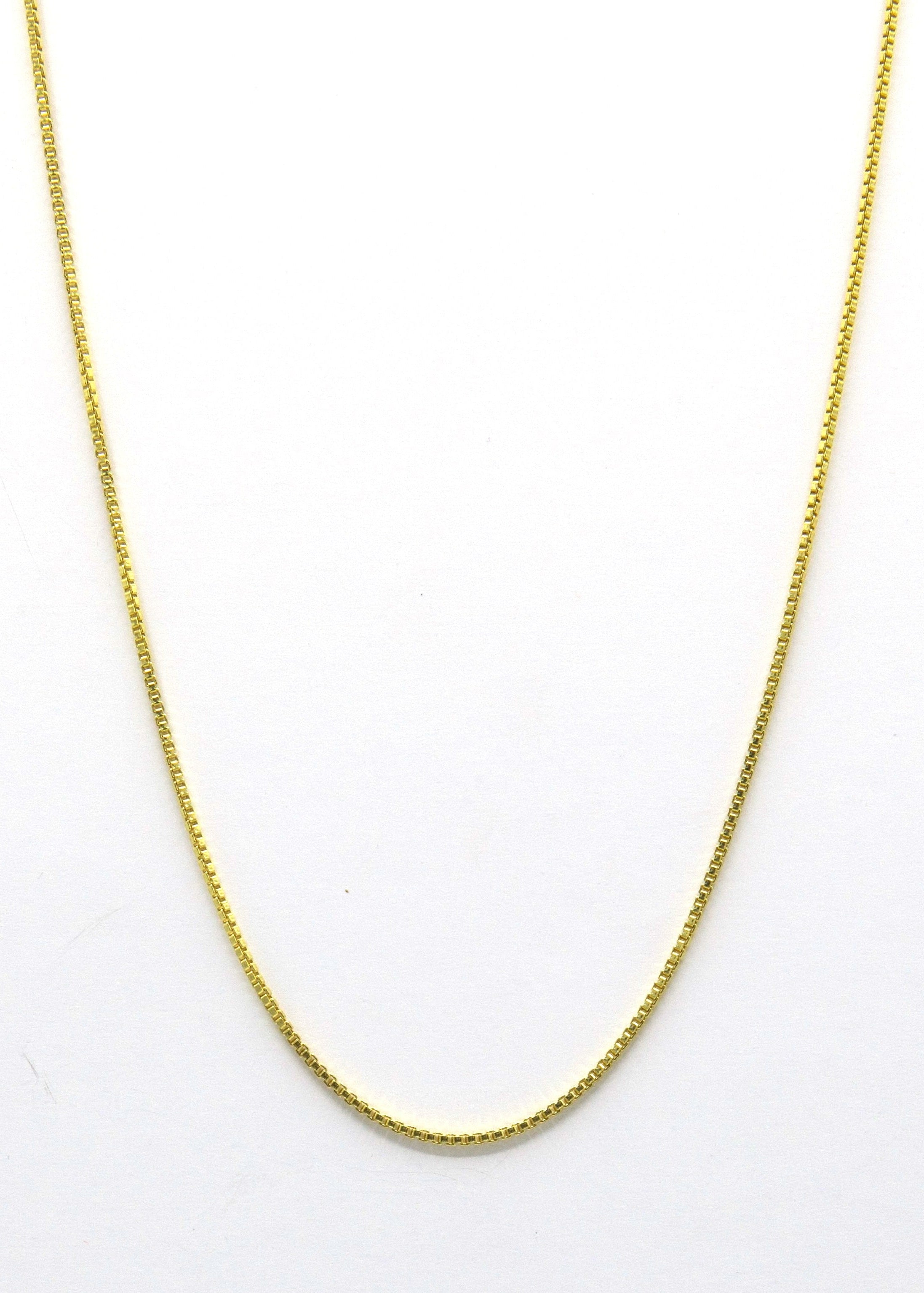 925 Boxed Chain Gold