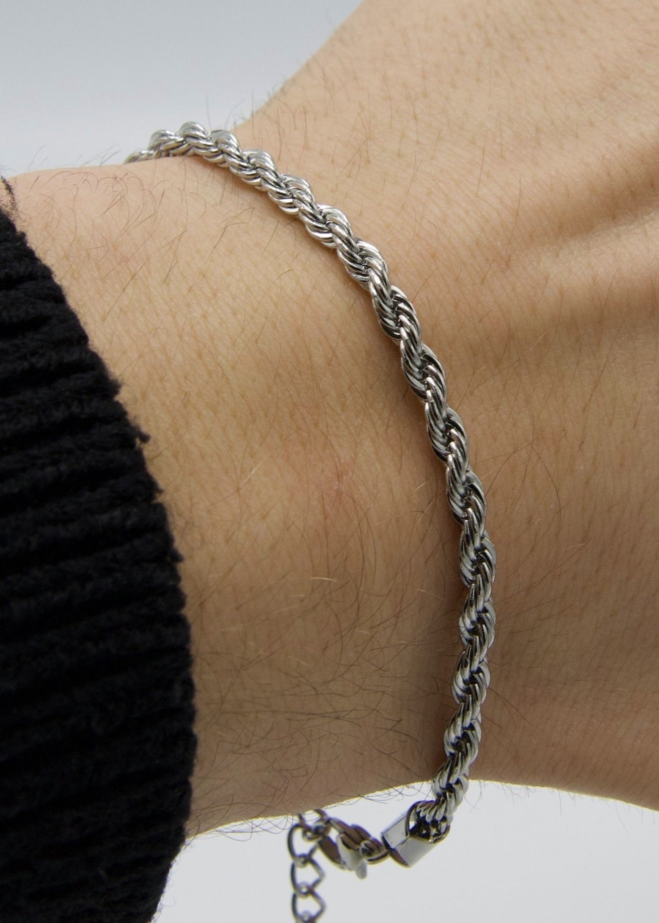 Rope Bracelet Silver