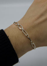 Bracelet à double maillons 925