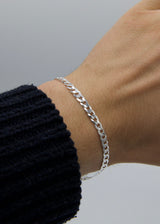 925 Flat Curb Bracelet