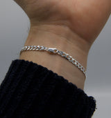925 Flat Curb Bracelet