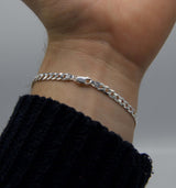 925 Flat Curb Bracelet