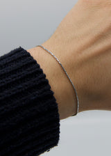 Silver Wire Chain Bracelet