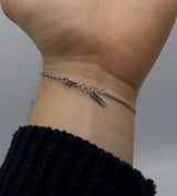 Silver Wire Chain Bracelet