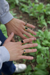 ONYX Rectangle Ring