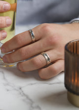925 Feather Ring