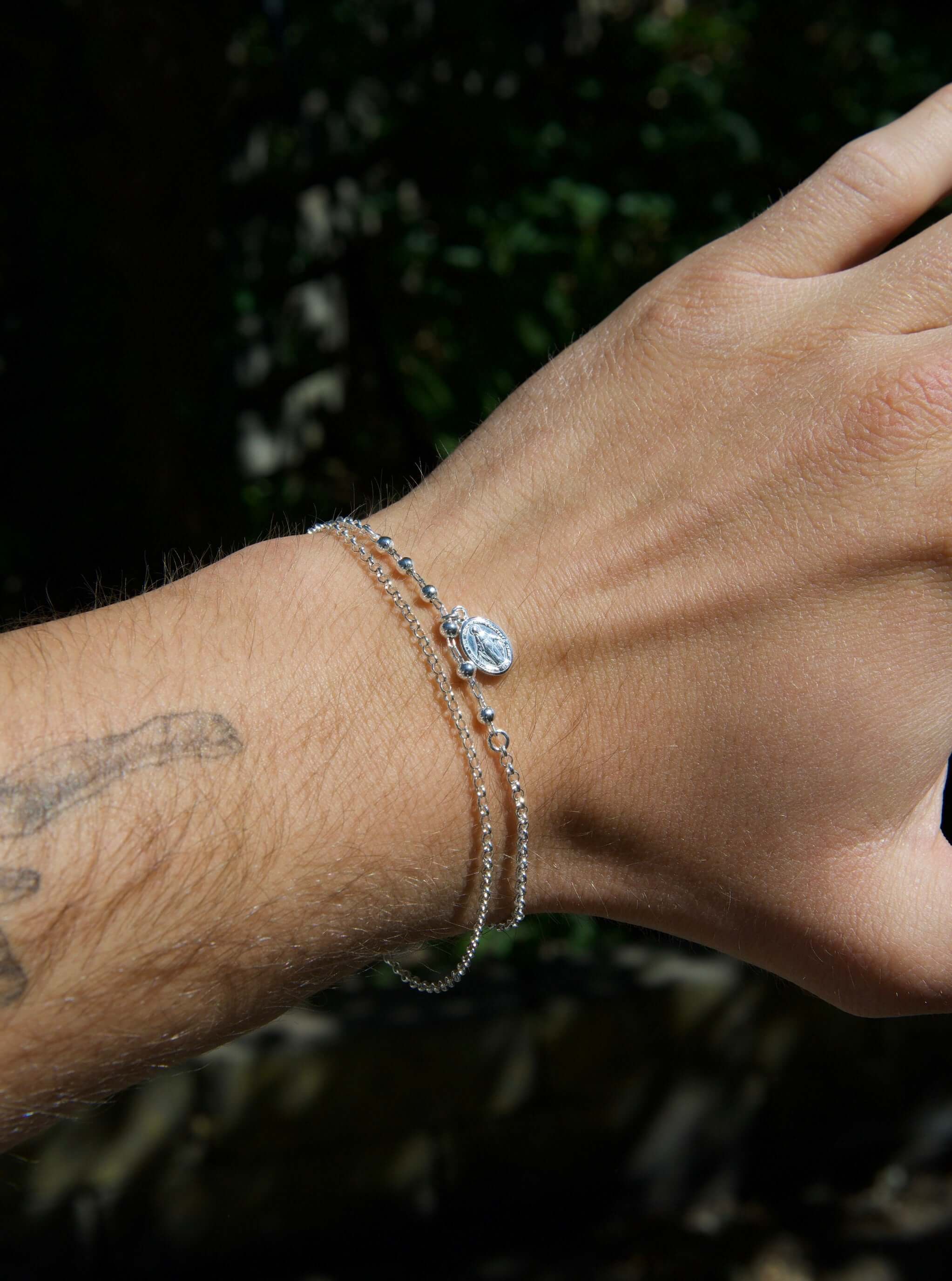 925 Rosary Belcher Bracelet
