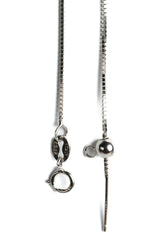 silver lunar chain minimalistic detail texture