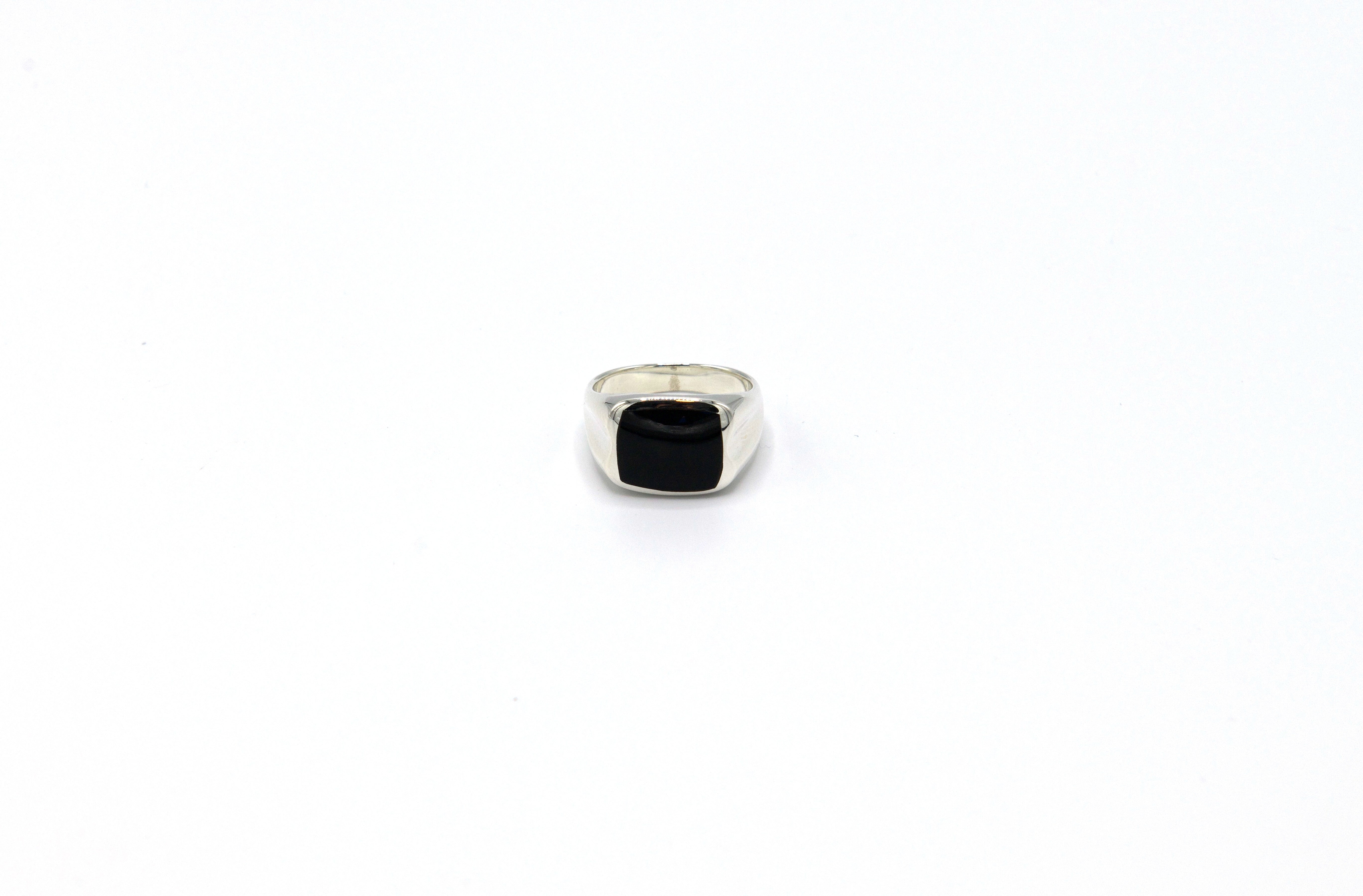925 Square Gem Ring