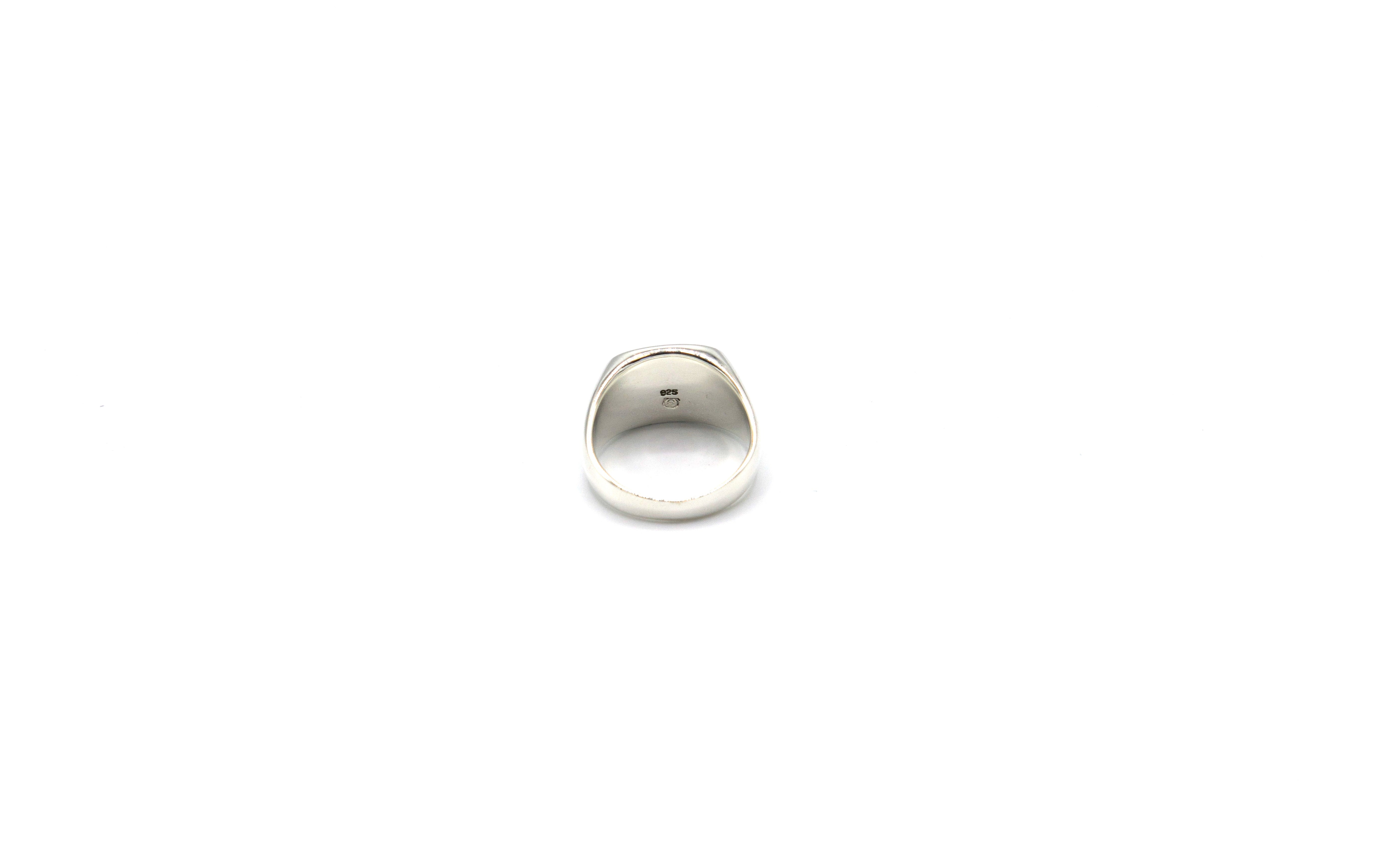 925 Square Gem Ring