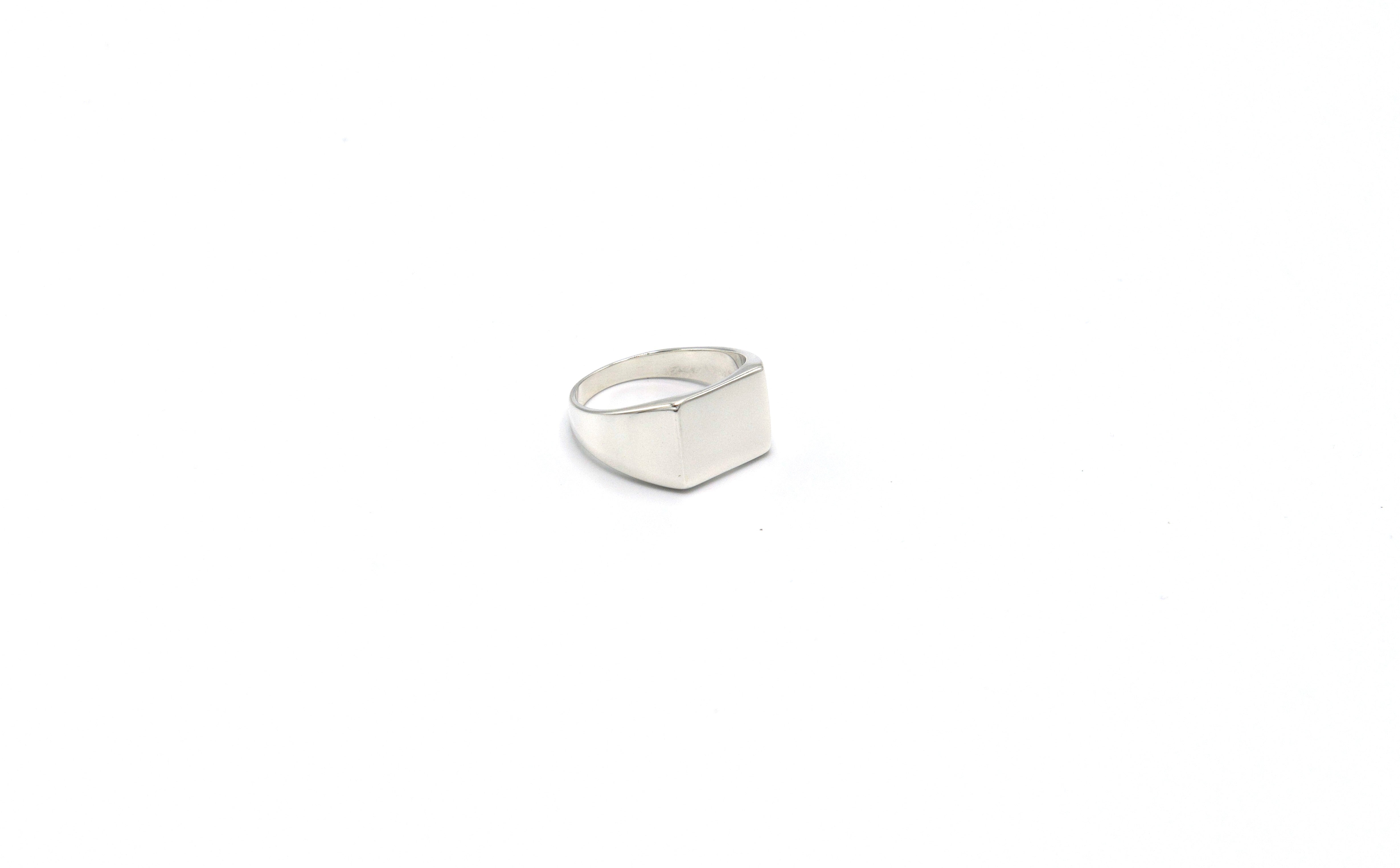 925 Rectangle Signet