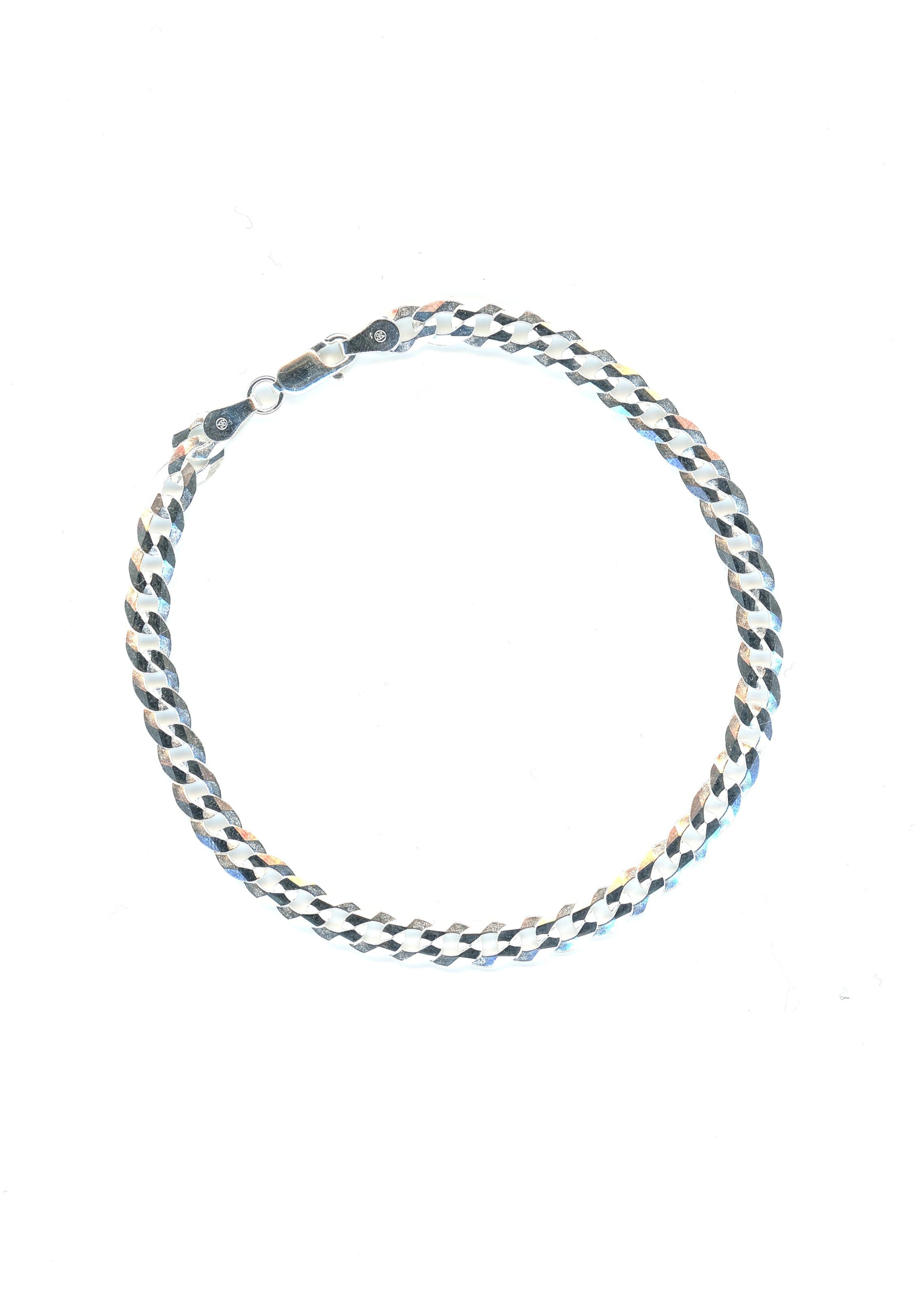 925 Flat Curb Bracelet