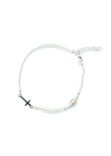 925 Rosary Cross Bracelet