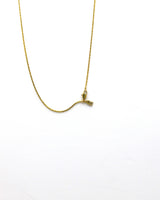 Gold Wire Chain Necklace