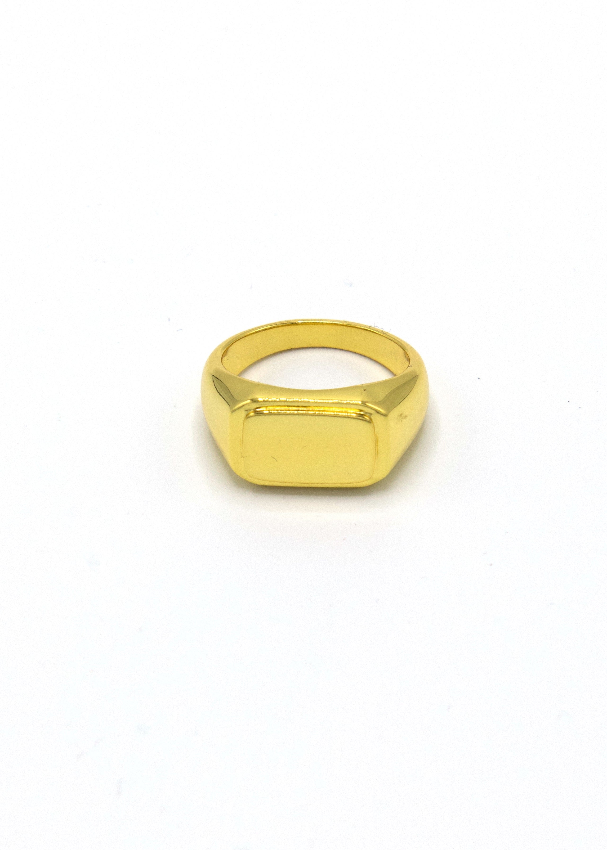 925 Signet Ring Gold