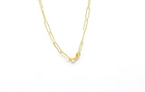 Gold Long Link Chain